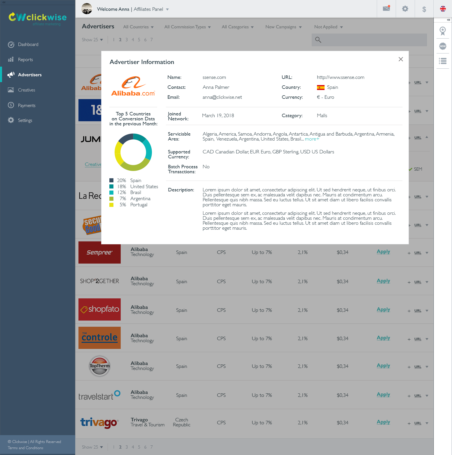 Affiliate Network Platform