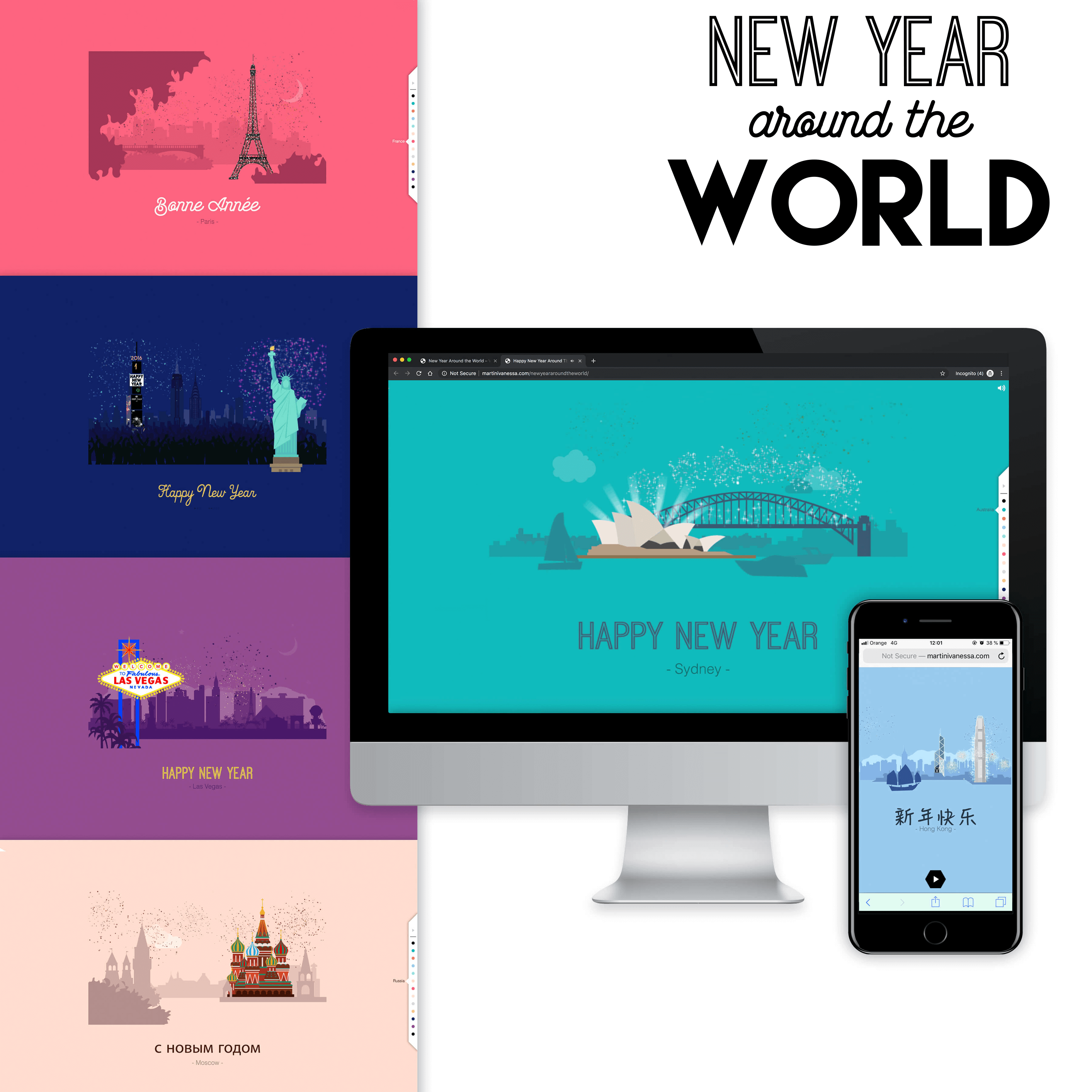New Year around the world