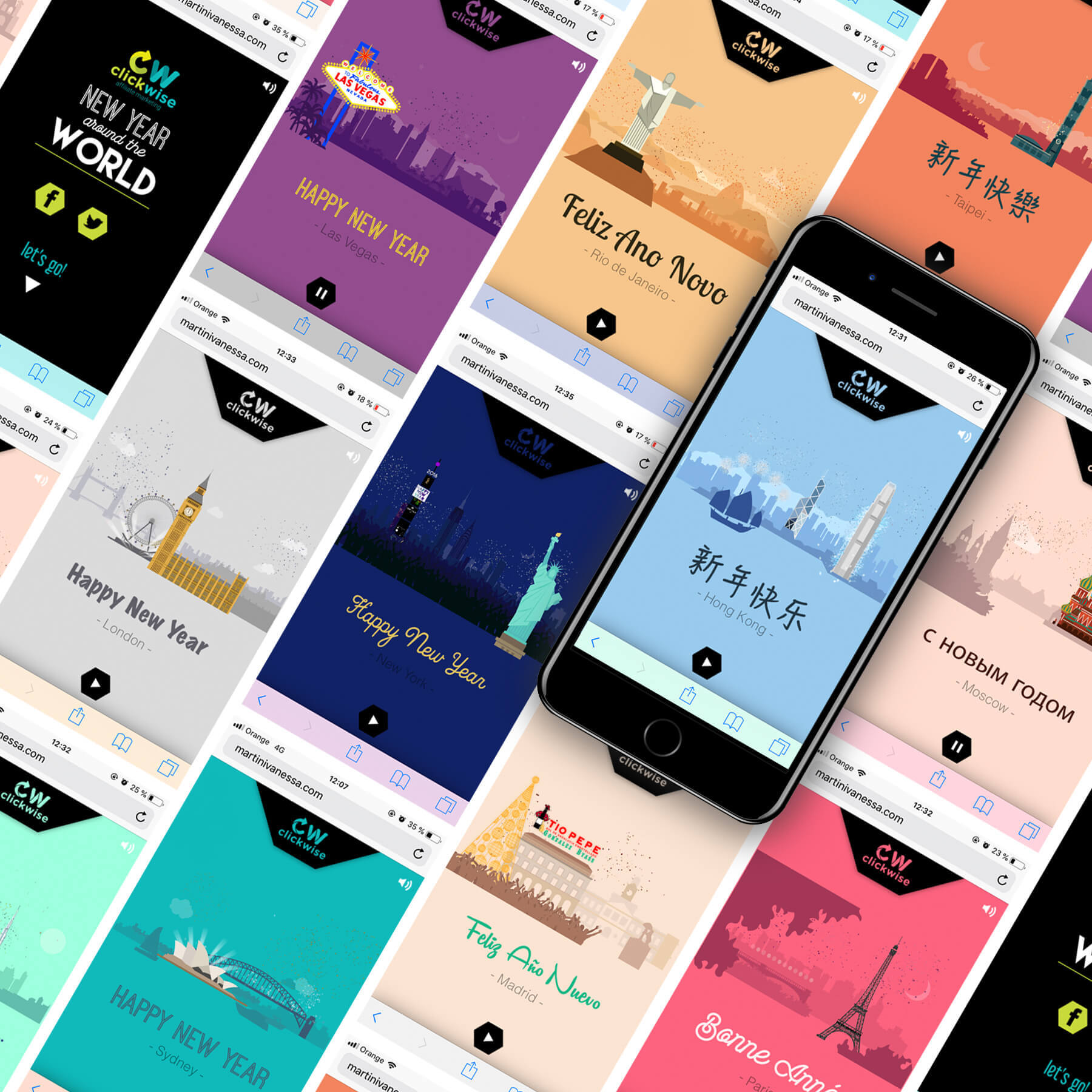 New Year around the world